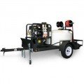 Shark Commercial 3500 PSI (Gas-Hot Water) Trailer Pressure Washer